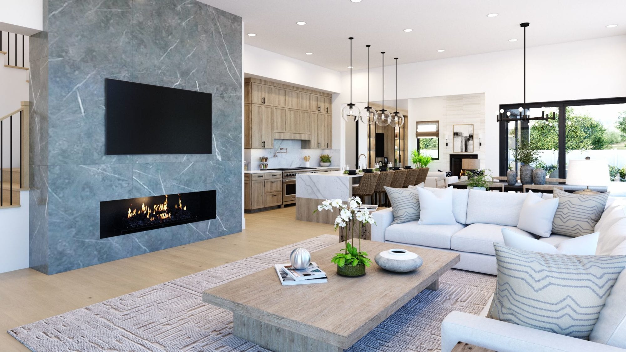 TJH Seattle Home Interior Rendering