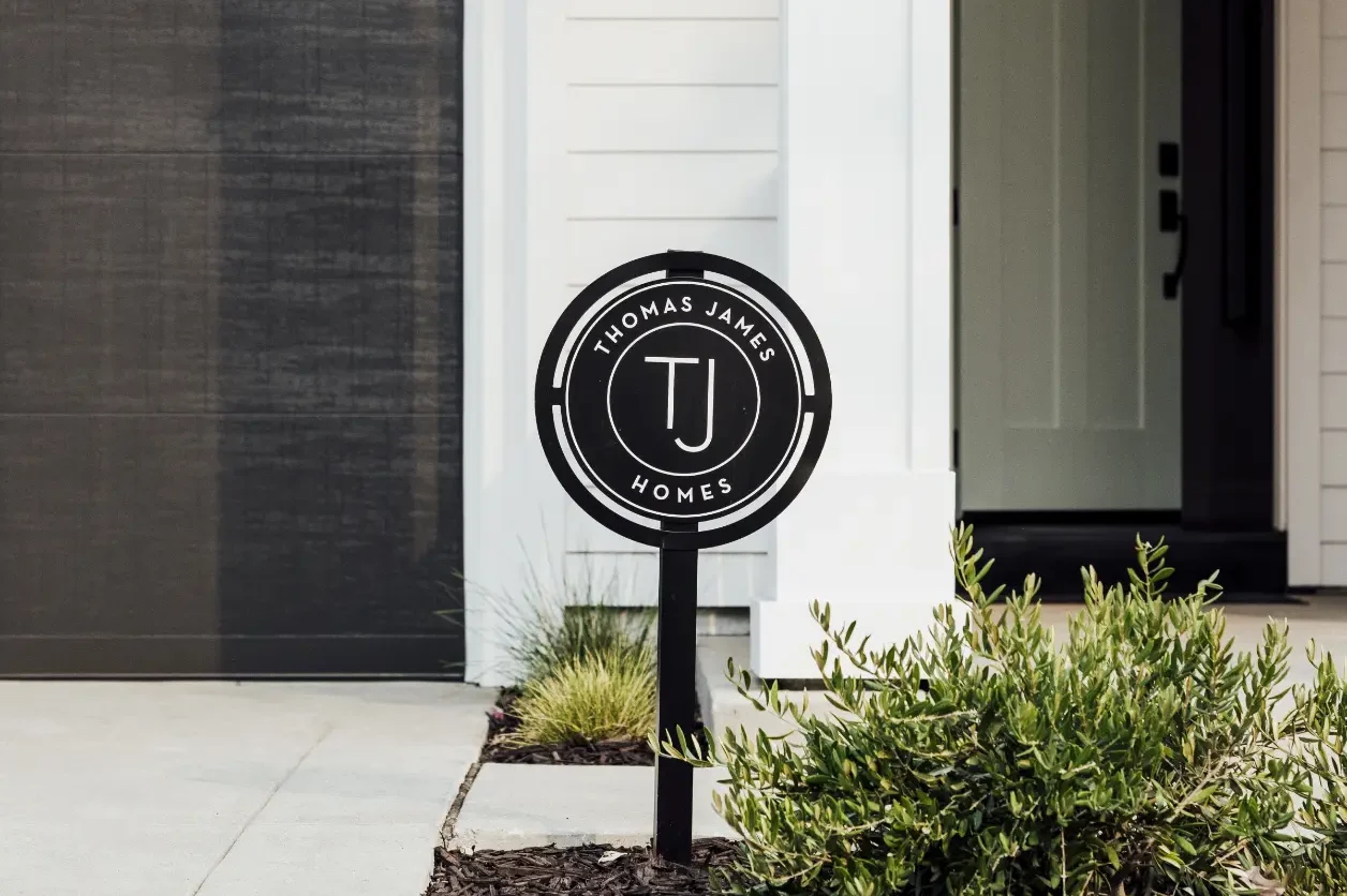 Thomas James Homes Sign