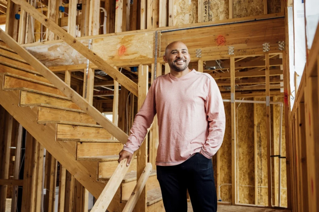 Contractor On Stair Framing