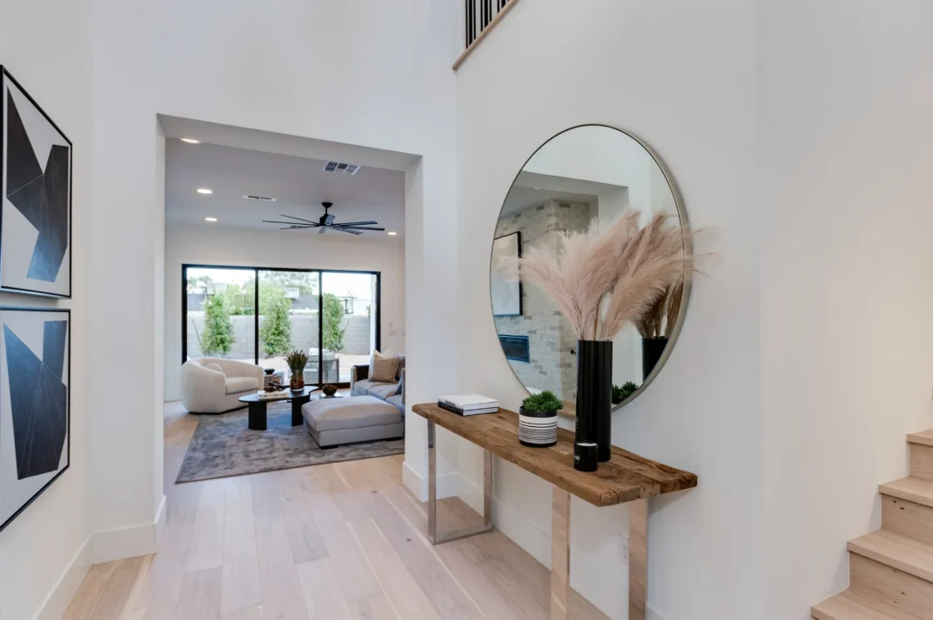 Arcadia Lite Farmhouse Style entry way and staircase