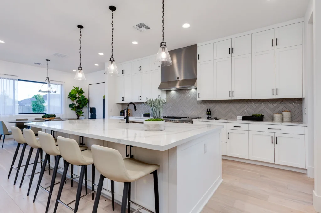 Arcadia Lite Farmhouse Style Kitchen with large island