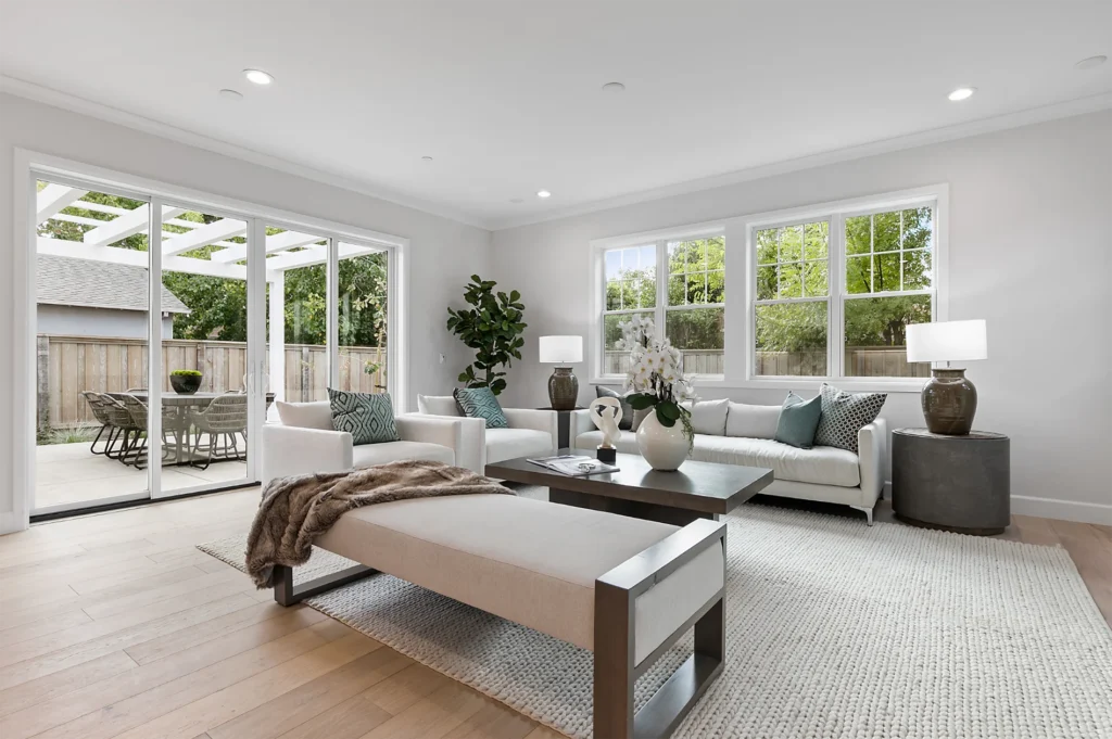 Menlo Park Cottage Style living room