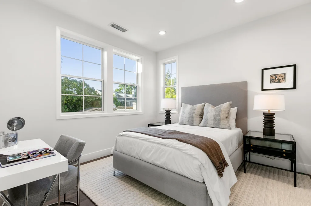 Menlo Park Traditional Home Master bedroom