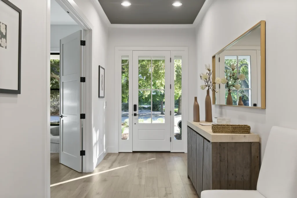 Atherton Single Story Farmhouse interior entryway