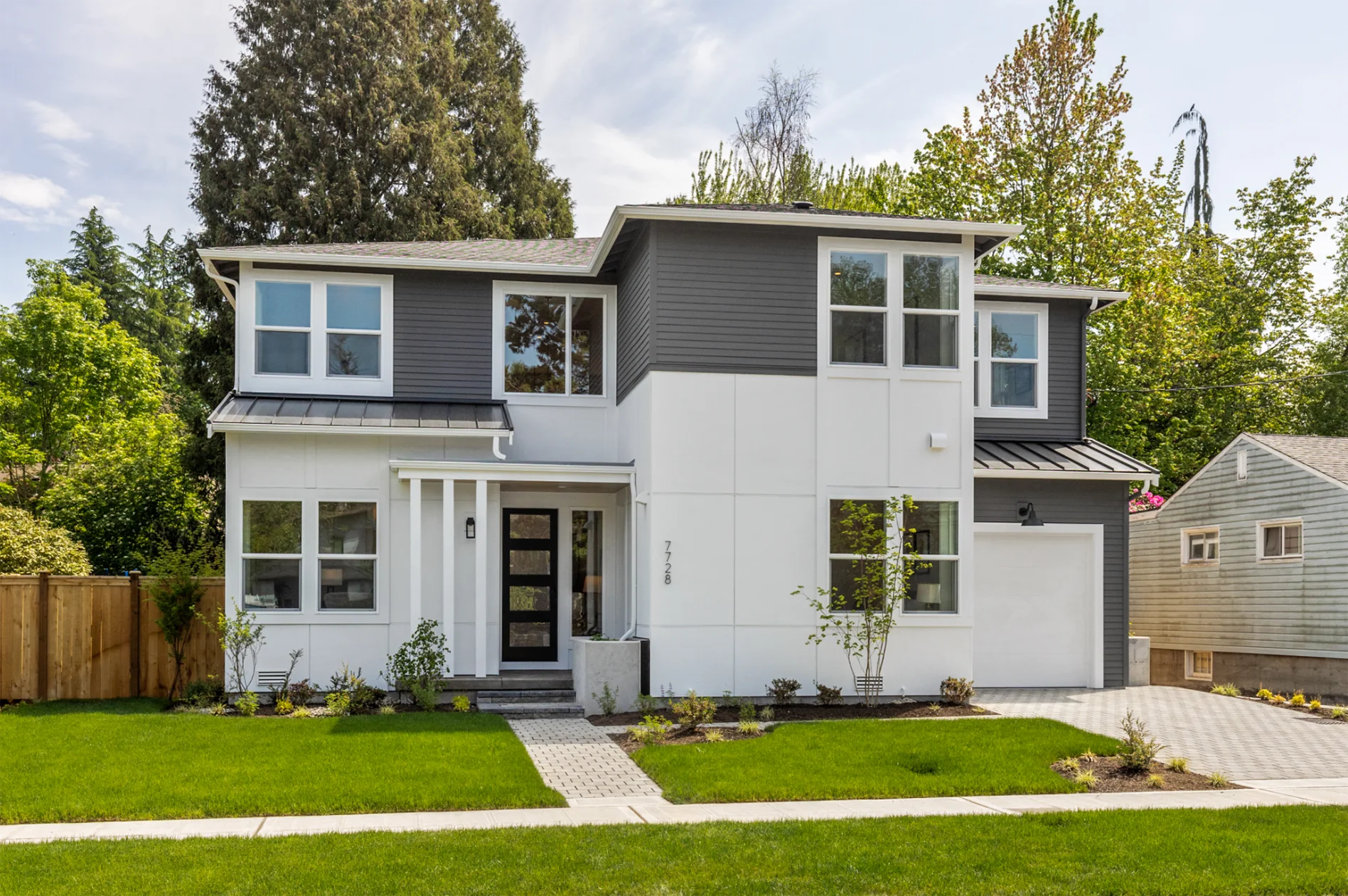 Seattle Transitional Style Home Exterior