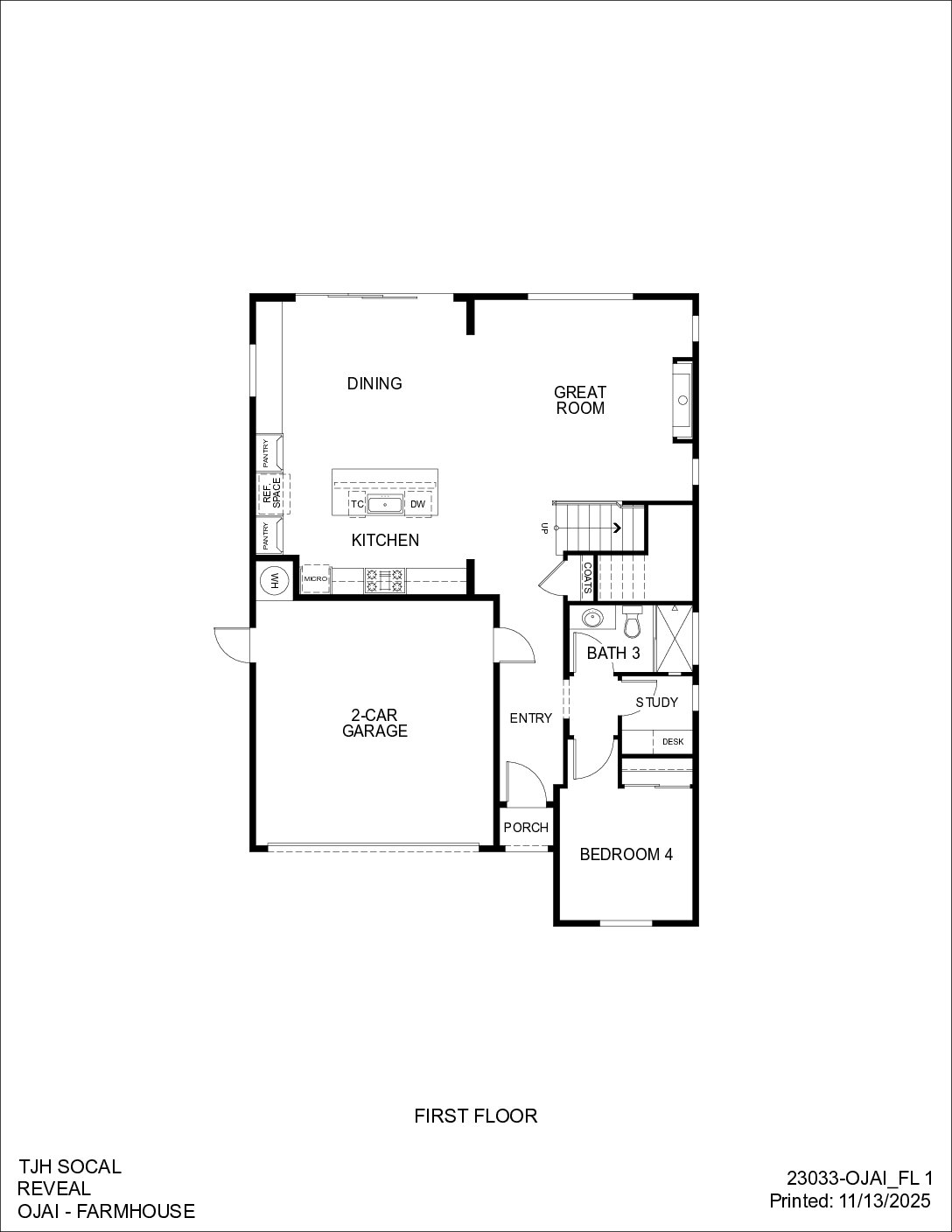 Palisades – Ojai – Traditional — First Story