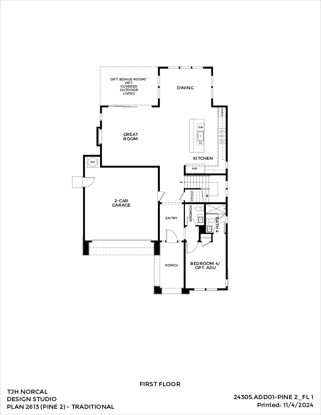Northern California – Pine – Spanish — First Floor