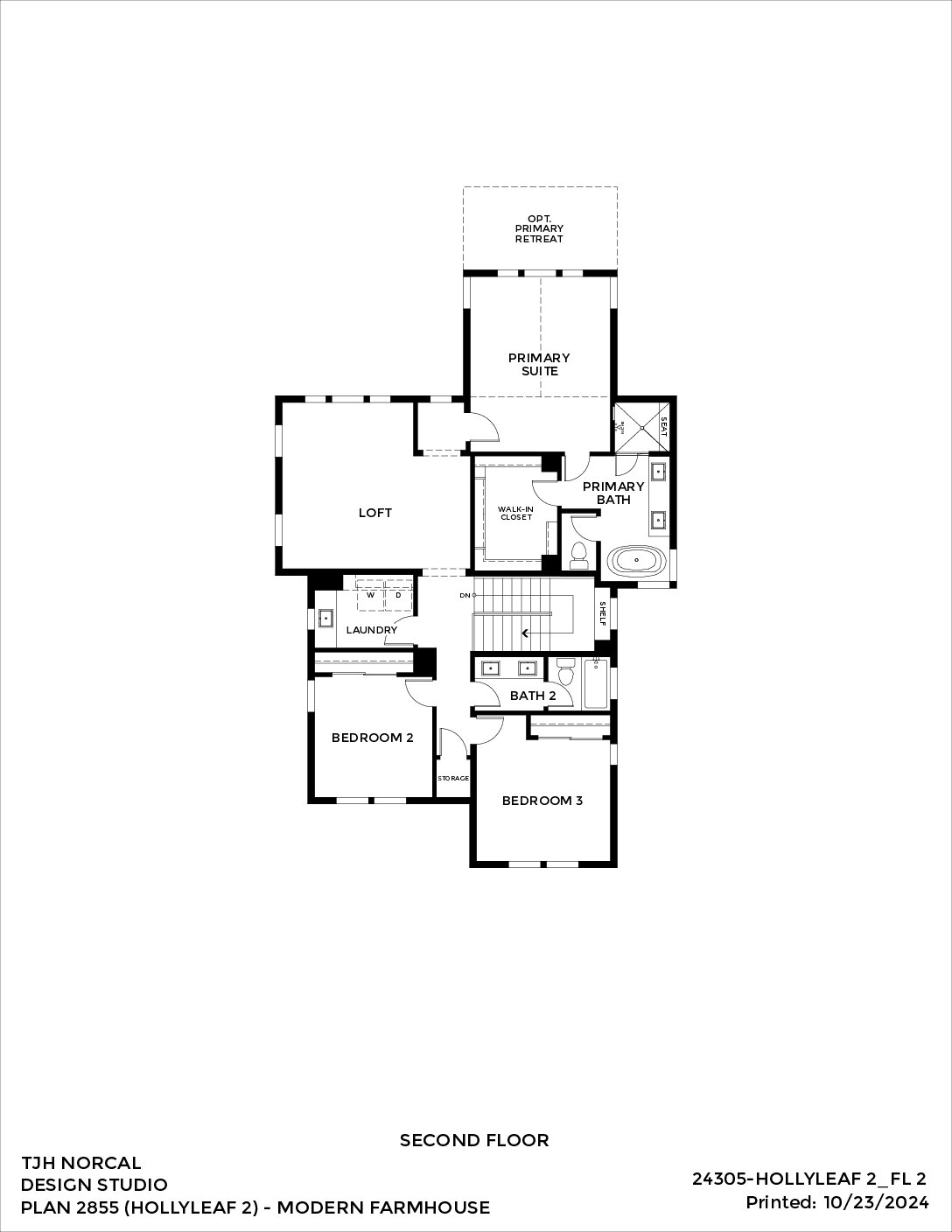 Northern California – Hollyleaf – Transitional — Second Floor