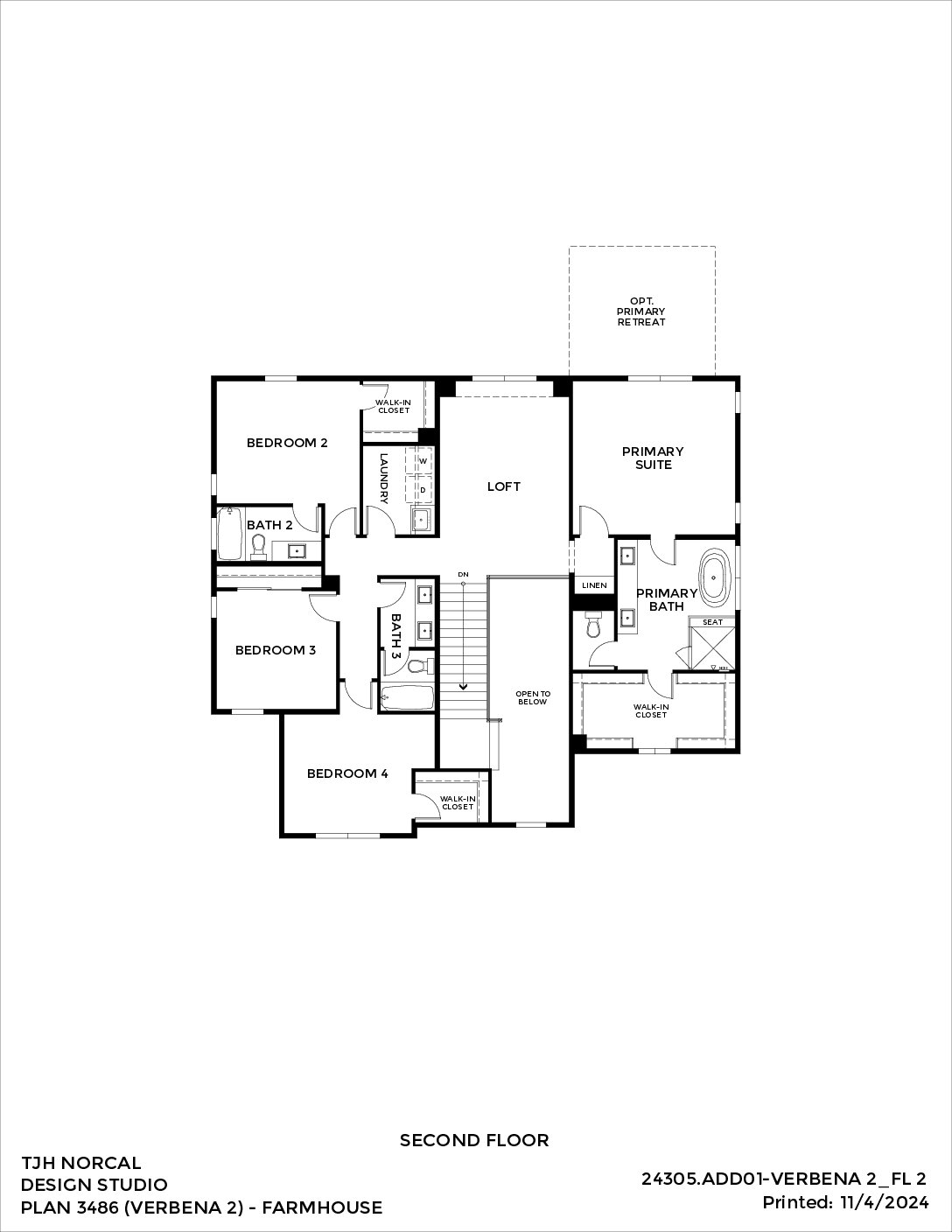 Northern California – Verbena – Traditional — Second Floor