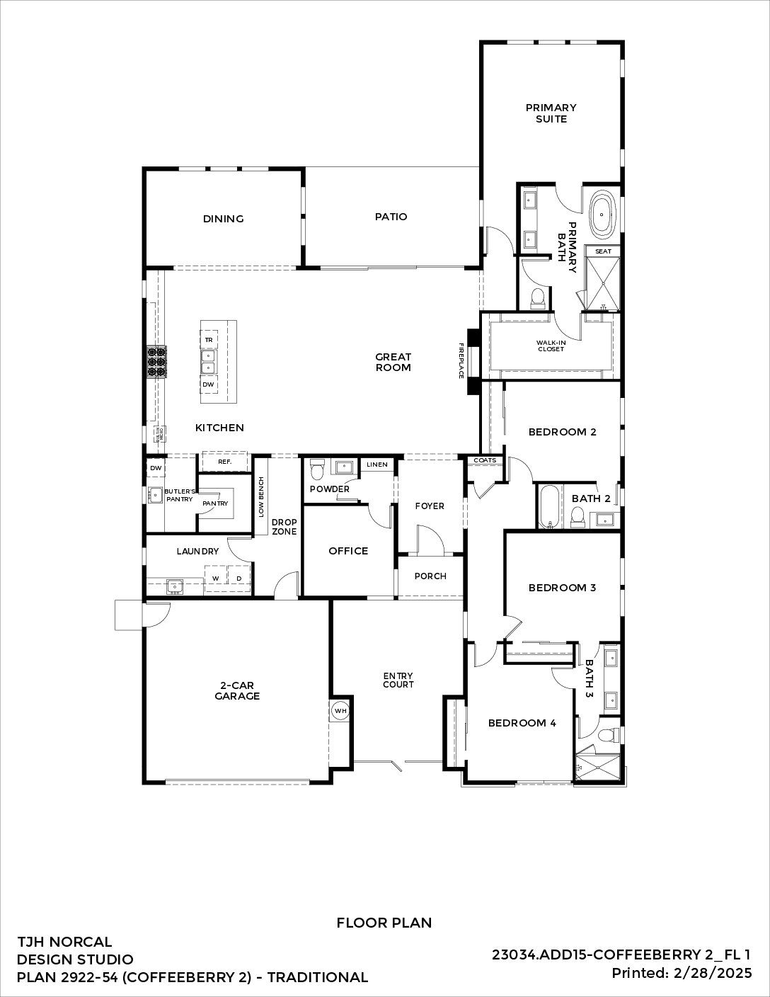 Northern California – Coffeeberry – Traditional — First Floor