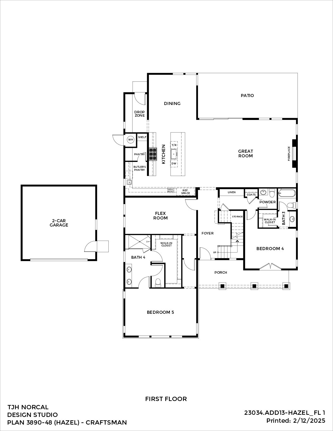 Northern California – Hazel – Modern — First Floor