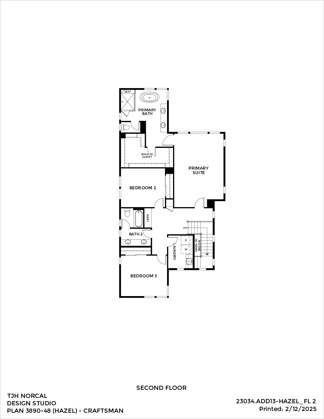 Northern California – Hazel – Modern — Second Floor