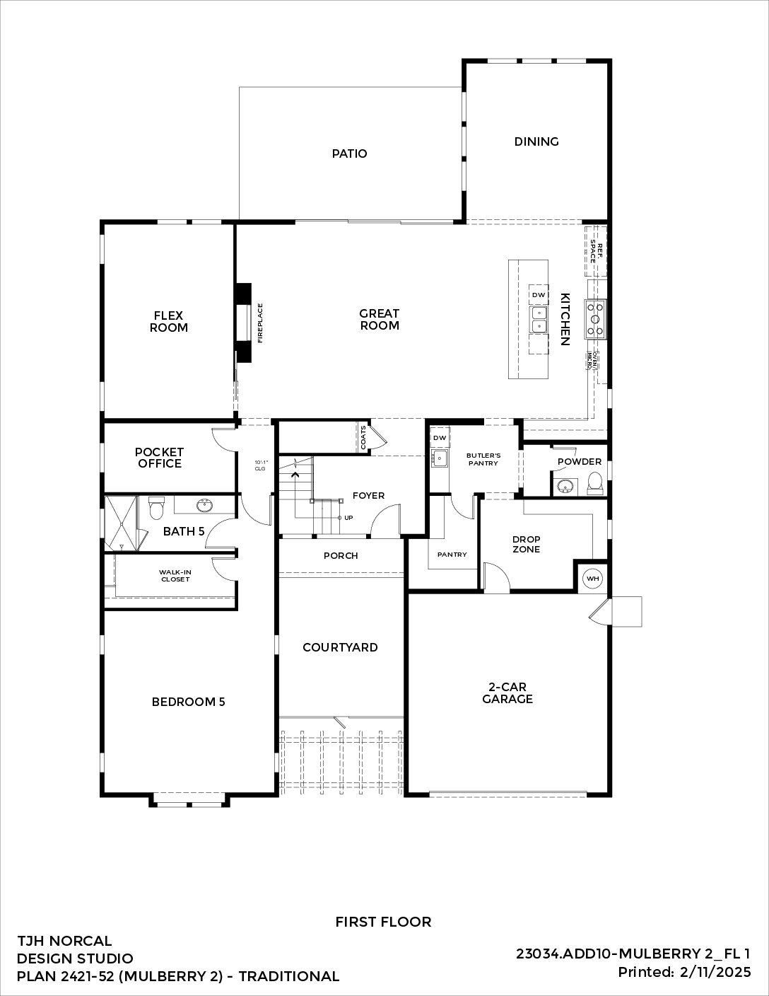 Northern California – Mulberry – Modern — First Floor