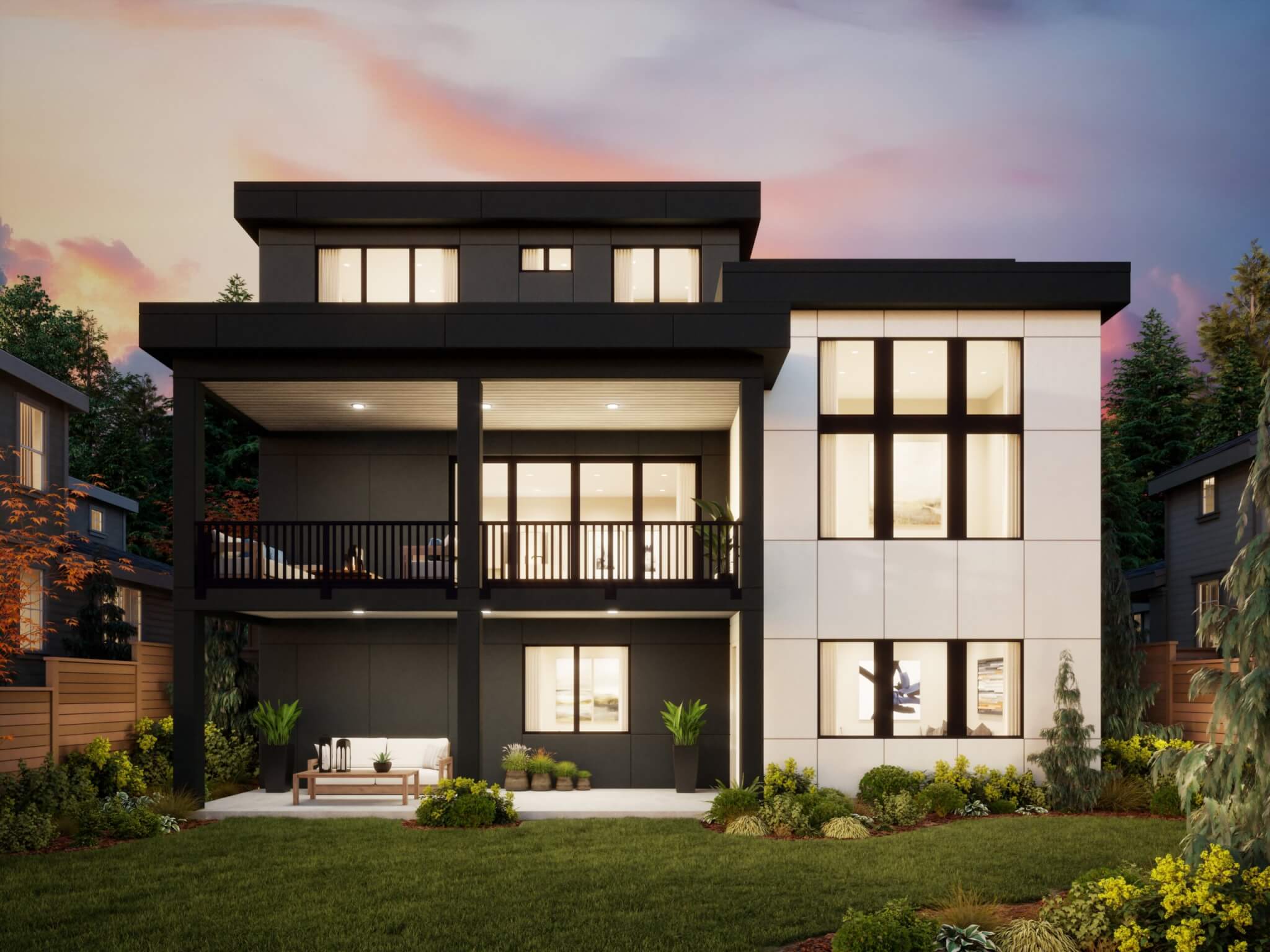Thomas James Homes Pacific Northwest Bainbridge floorplan with a Modern exterior style