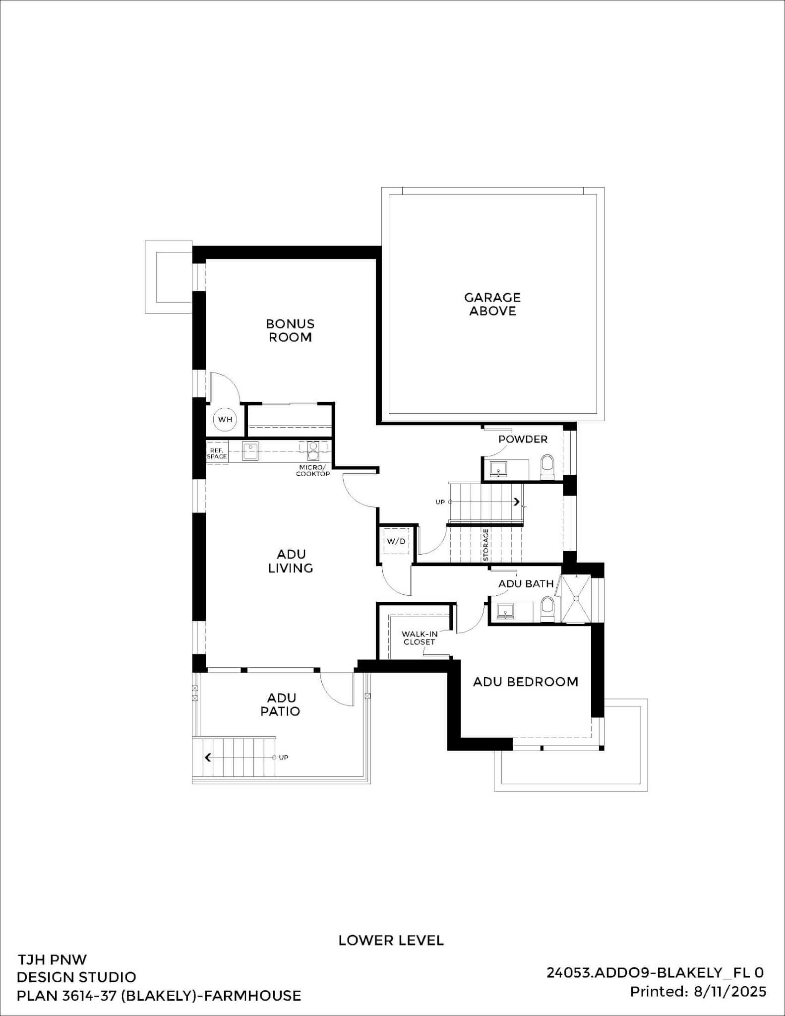 Thomas James Homes Pacific Northwest Blakely floorplan