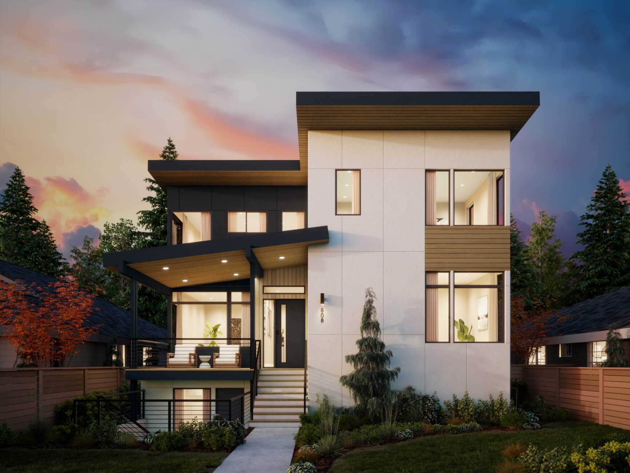 Thomas James Homes Pacific Northwest Olympia floorplan with a Contemporary exterior style