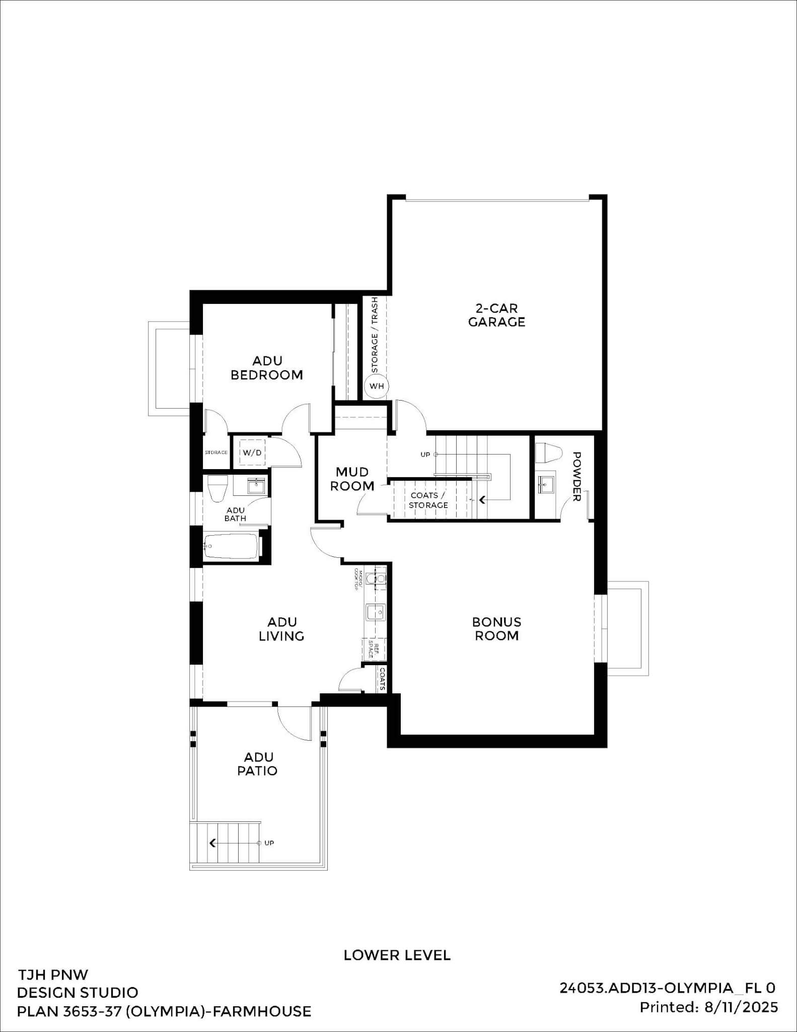 Thomas James Homes Pacific Northwest Olympia floorplan