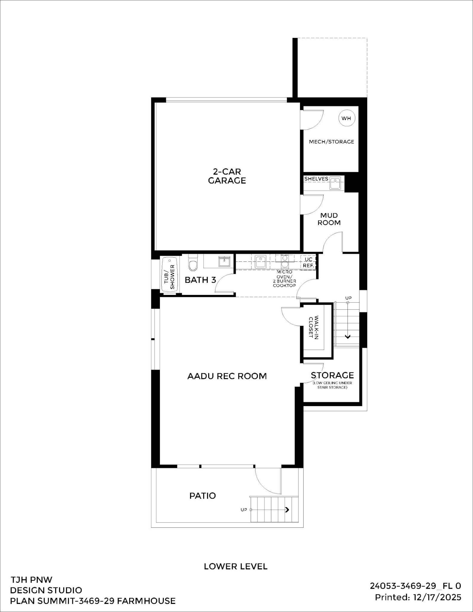 Thomas James Homes Pacific Northwest Summit floorplan