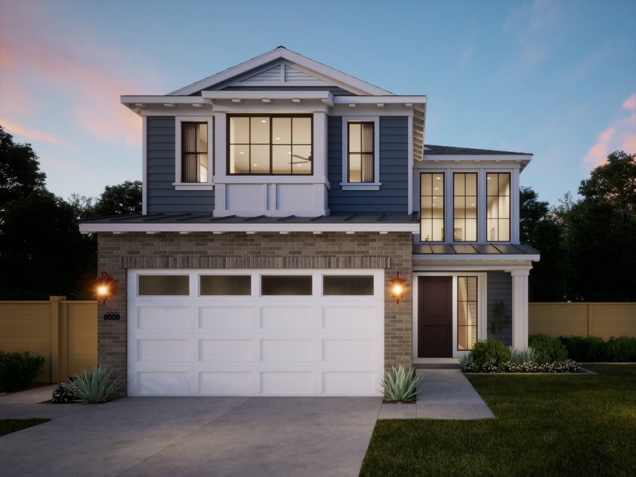 Thomas James Homes Southern California Ponderosa floorplan with a Traditional exterior style
