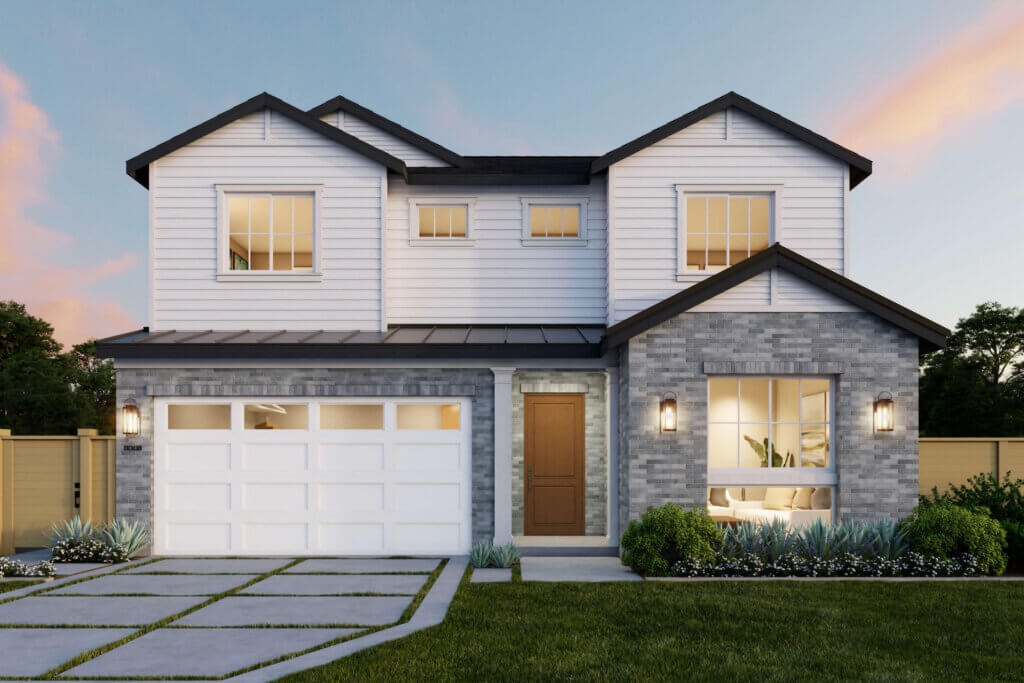 Thomas James Homes Southern California Hawthorne floorplan with a Traditional exterior style