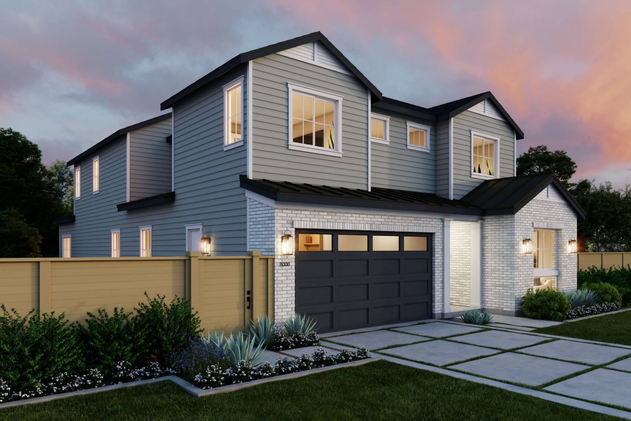 Thomas James Homes Southern California Hawthorne floorplan with a Traditional exterior style