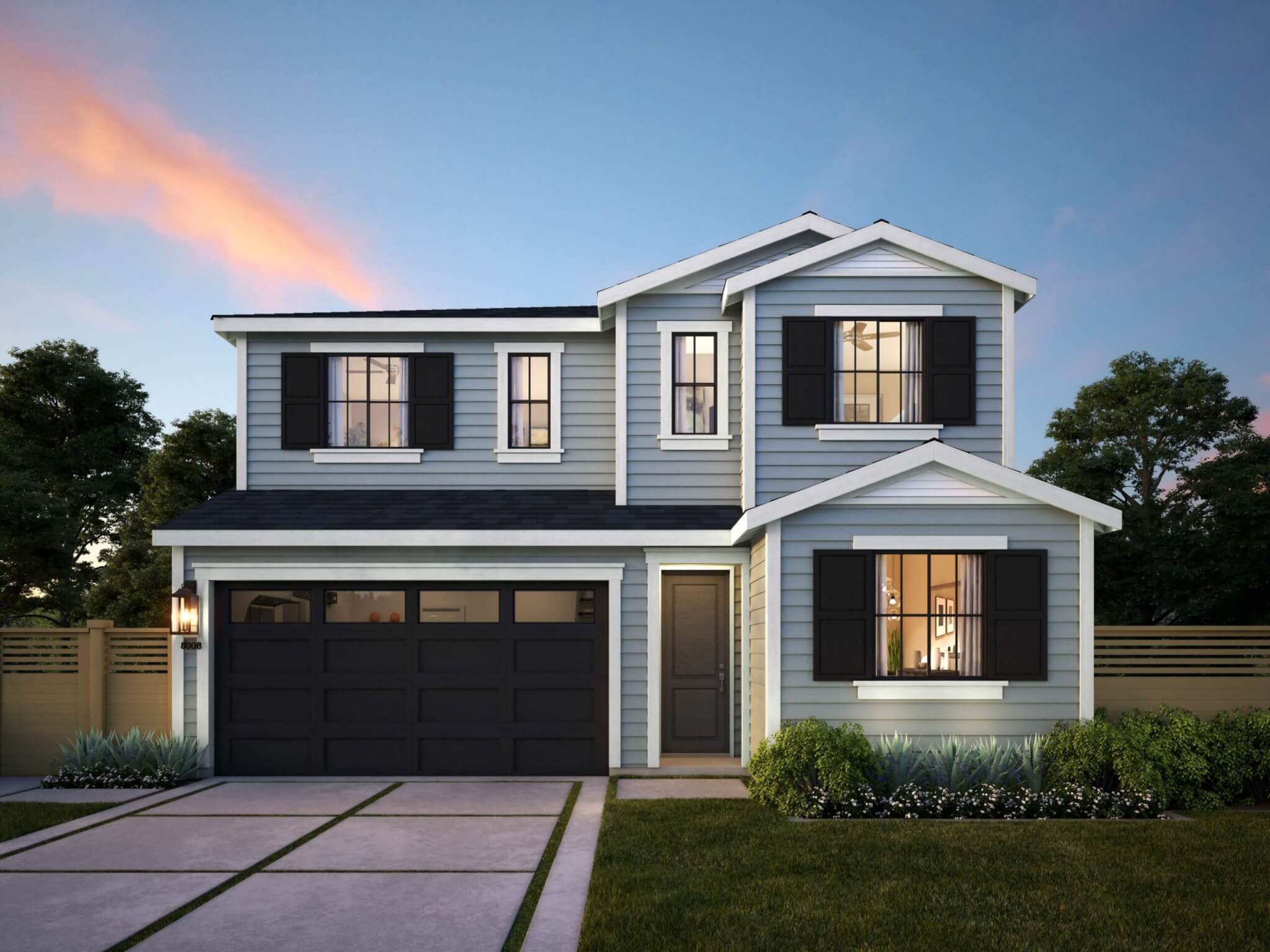 Thomas James Homes Southern California Ojai floorplan with a Traditional exterior style
