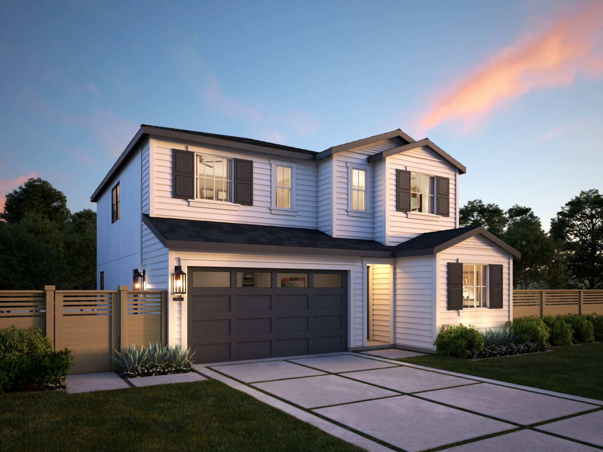 Thomas James Homes Southern California Ojai floorplan with a Traditional exterior style