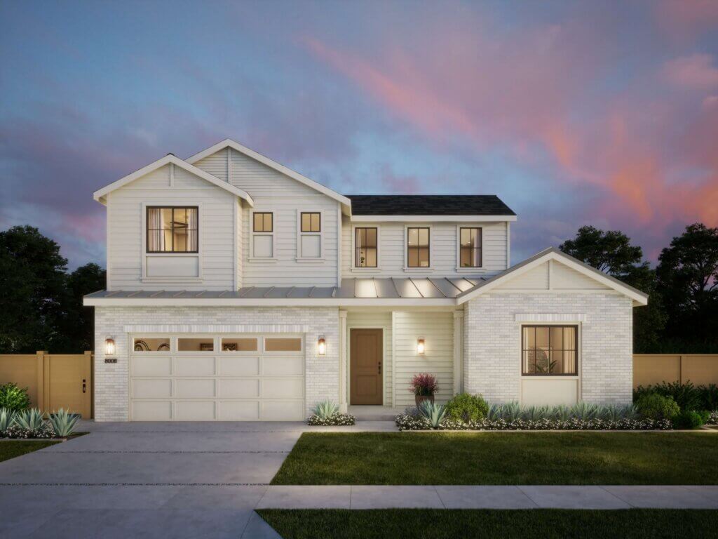 Thomas James Homes Southern California Olive floorplan with a Traditional exterior style