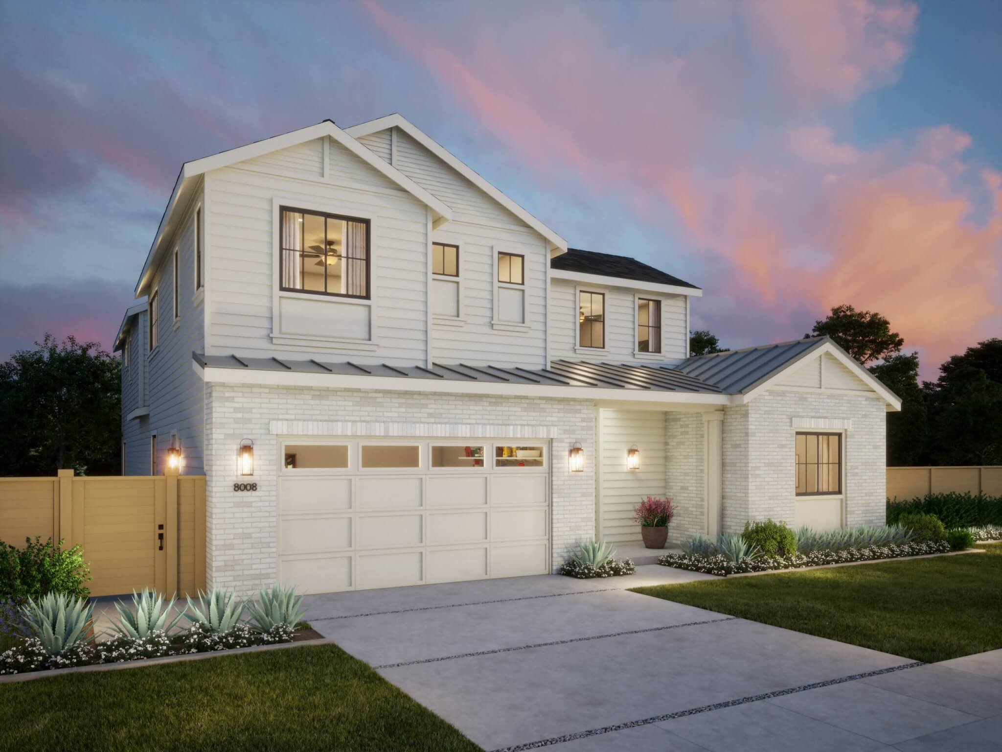 Thomas James Homes Southern California Olive floorplan with a Traditional exterior style