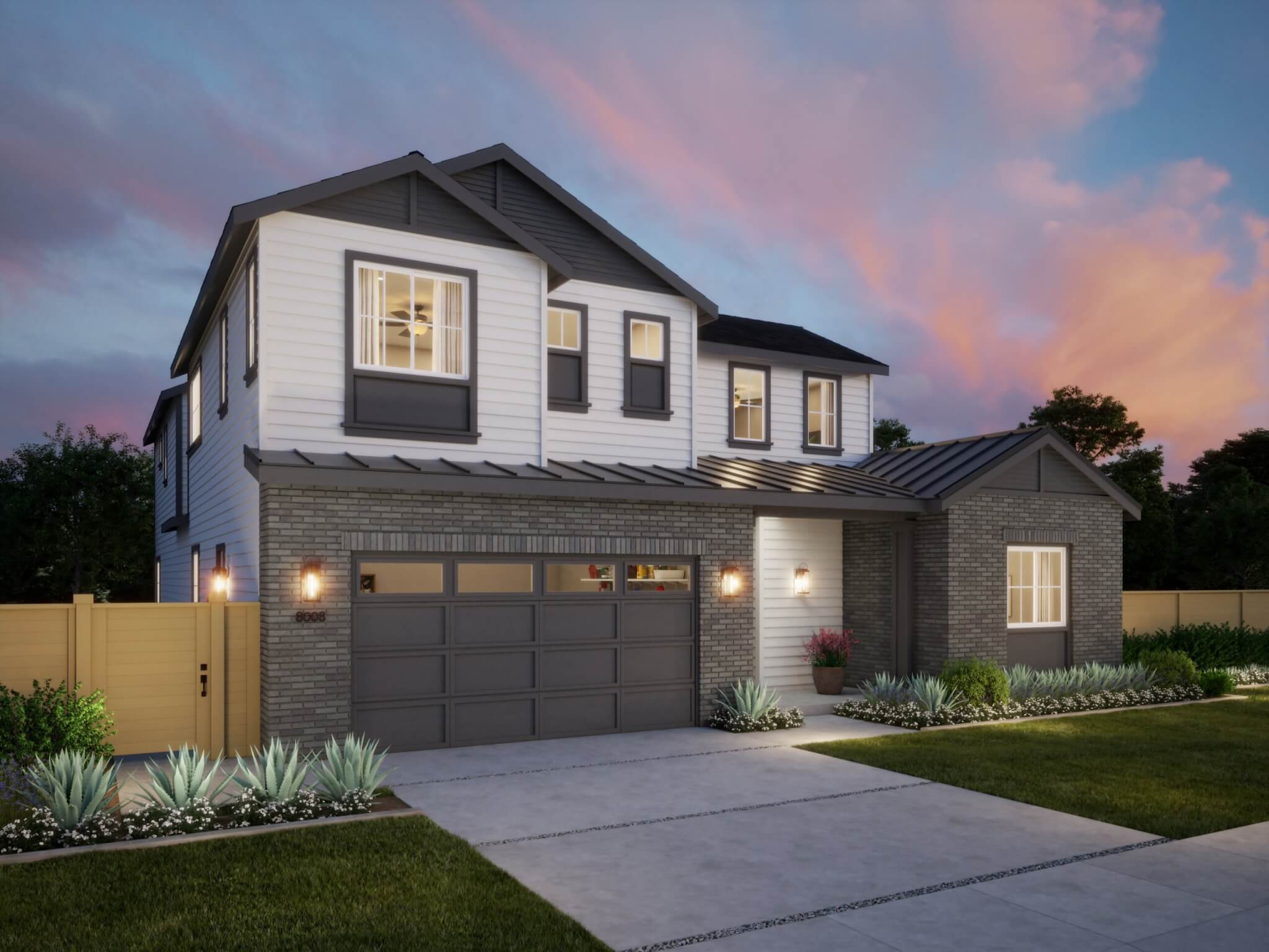 Thomas James Homes Southern California Olive floorplan with a Traditional exterior style