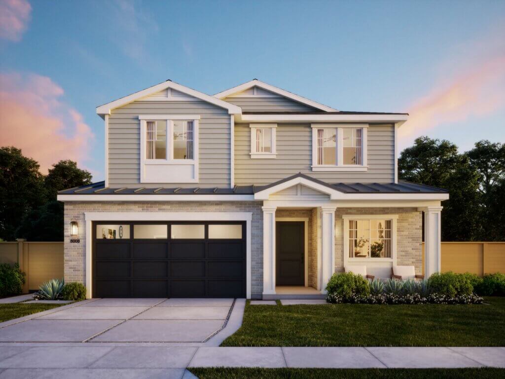 Thomas James Homes Southern California Palisade floorplan with a Traditional exterior style
