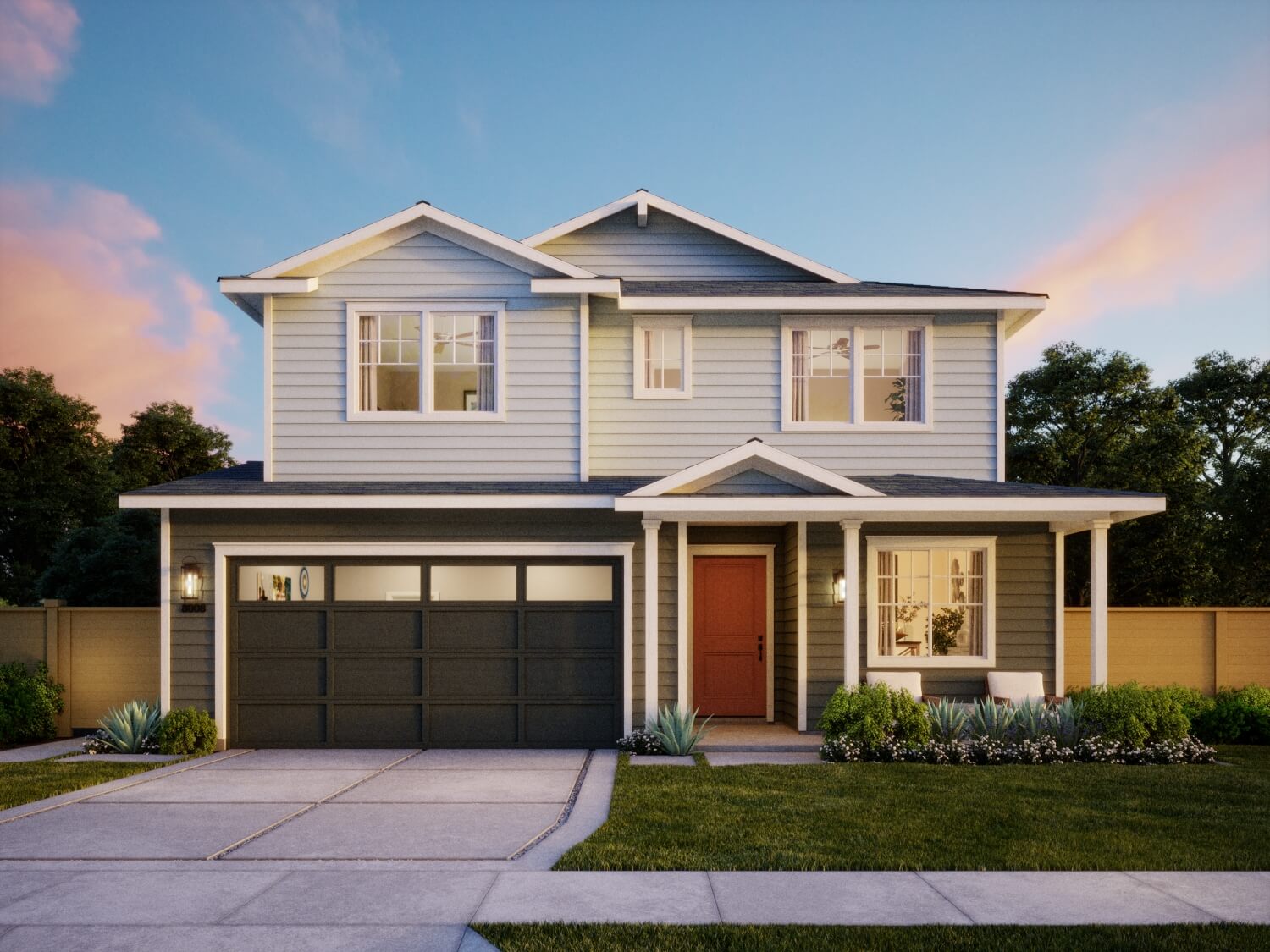 Thomas James Homes Southern California Palisade floorplan with a Traditional exterior style