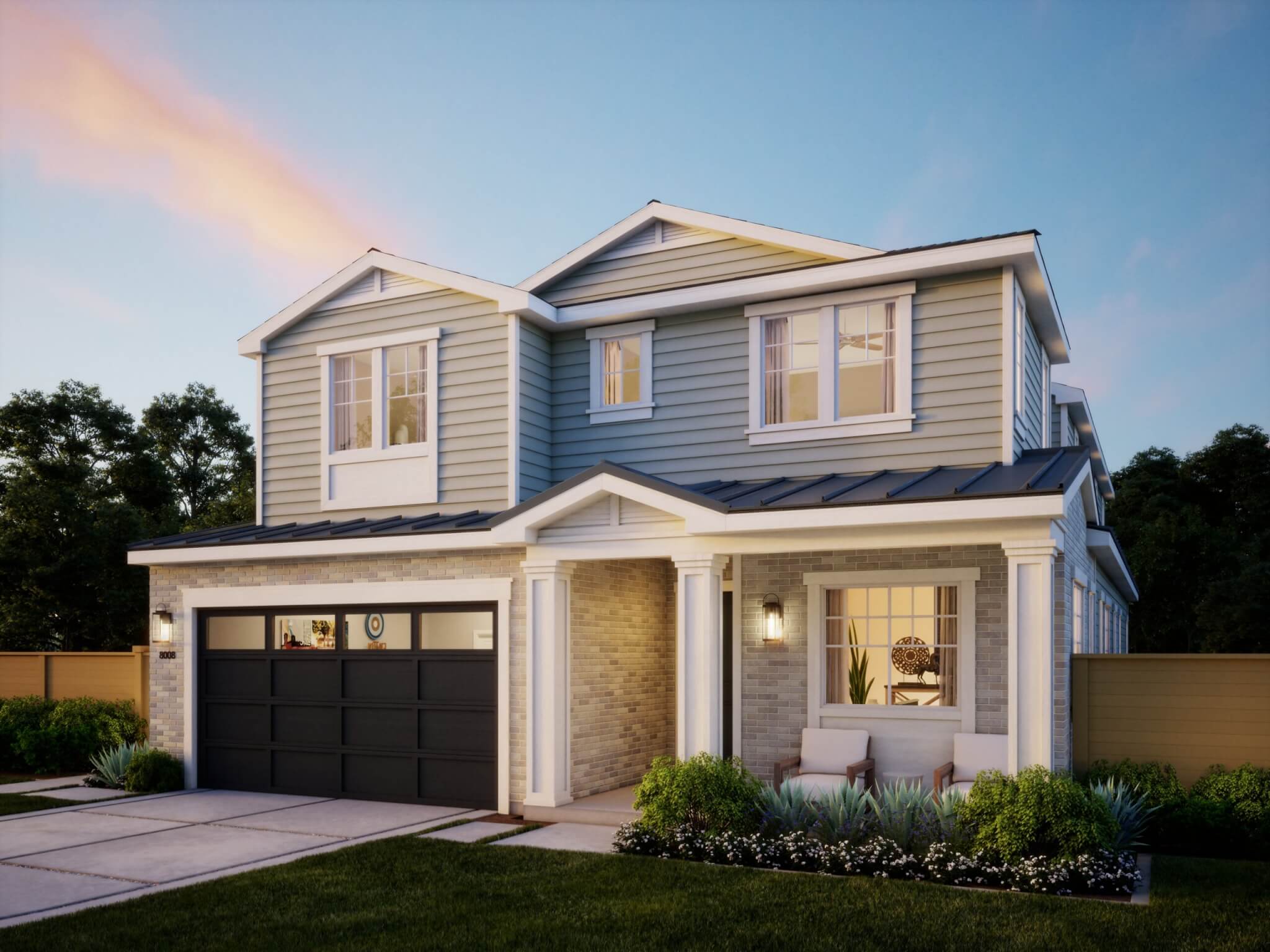 Thomas James Homes Southern California Palisade floorplan with a Traditional exterior style