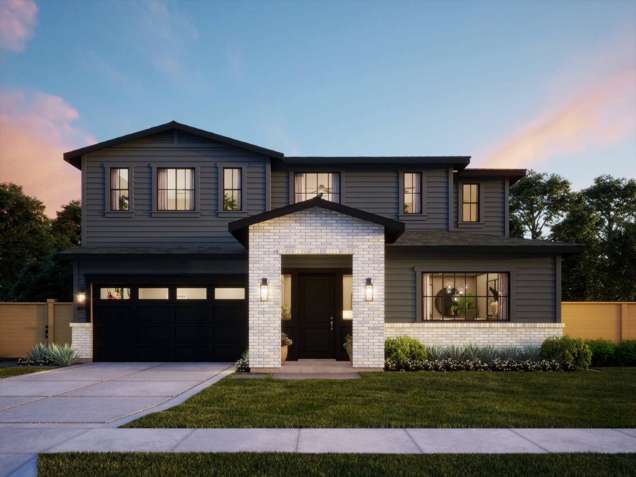 Thomas James Homes Southern California Willow floorplan with a Traditional exterior style