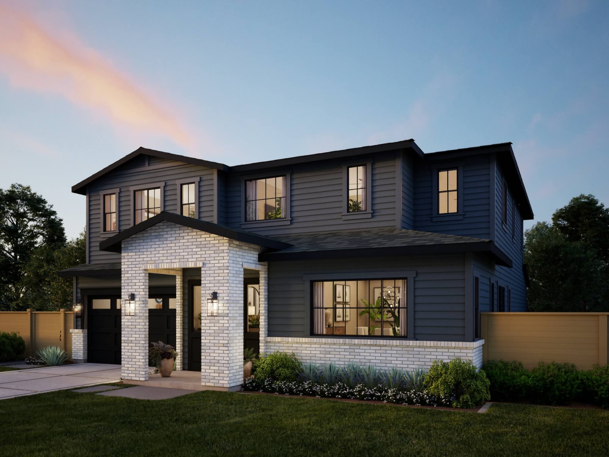 Thomas James Homes Southern California Willow floorplan with a Traditional exterior style