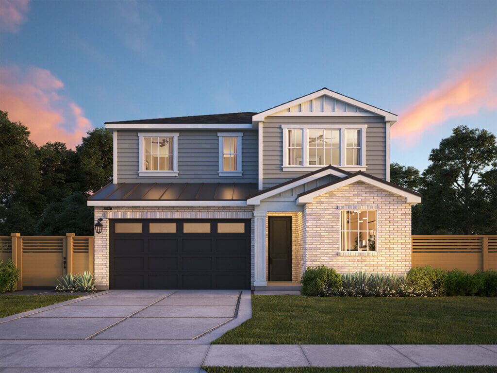 Thomas James Homes Southern California Wisteria floorplan with a Traditional exterior style