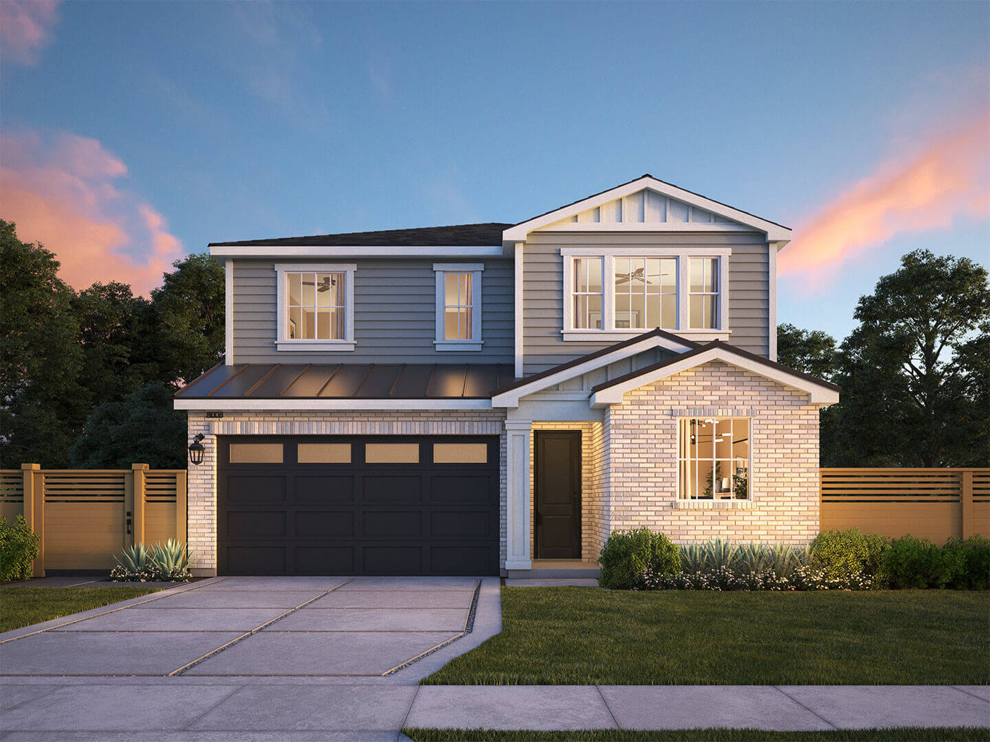 Thomas James Homes Southern California Wisteria floorplan with a Traditional exterior style