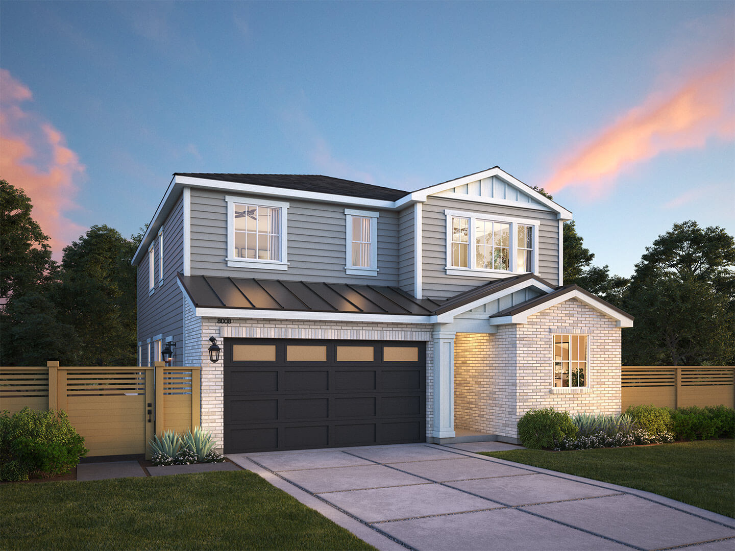 Thomas James Homes Southern California Wisteria floorplan with a Traditional exterior style