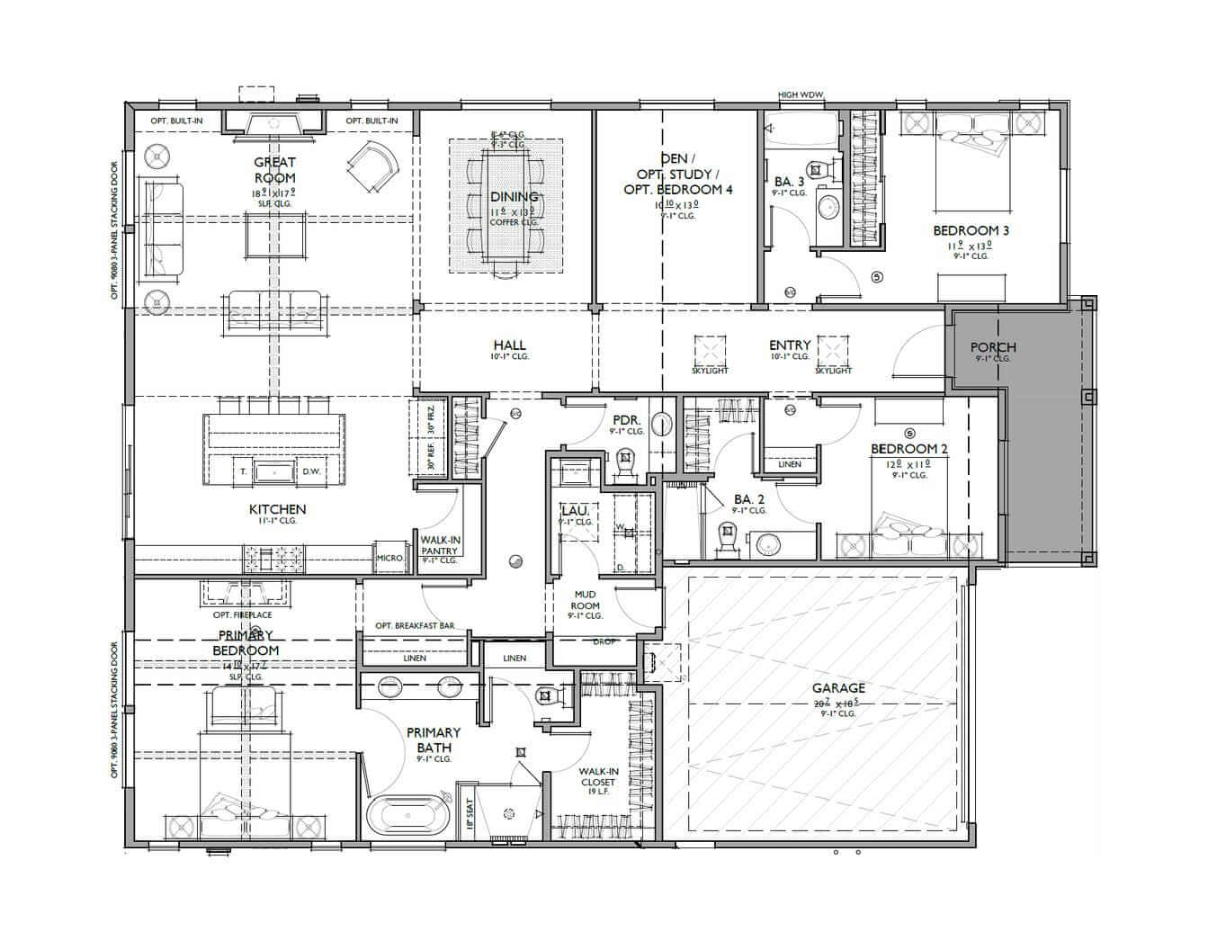 Thomas James Homes Southern California Brisbane floorplan