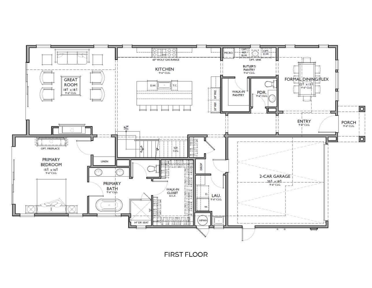 Thomas James Homes Southern California Sierra floorplan