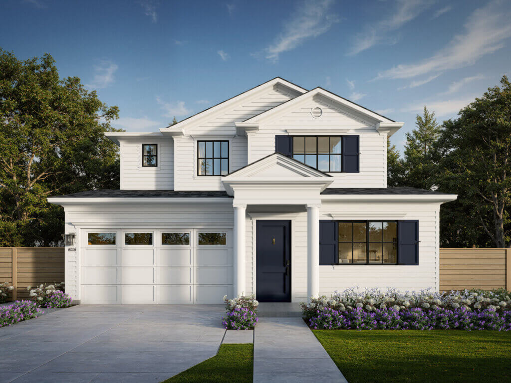 Thomas James Homes Southern California Sierra floorplan with a Traditional exterior style